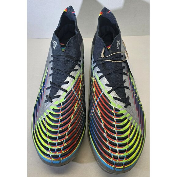 Adidas Unisex Predator Edge.1 Firm Ground Soccer Cleats Men's 12.5/Women's 11.5 - Picture 7 of 16